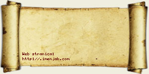 Jovana Brzić vizit kartica